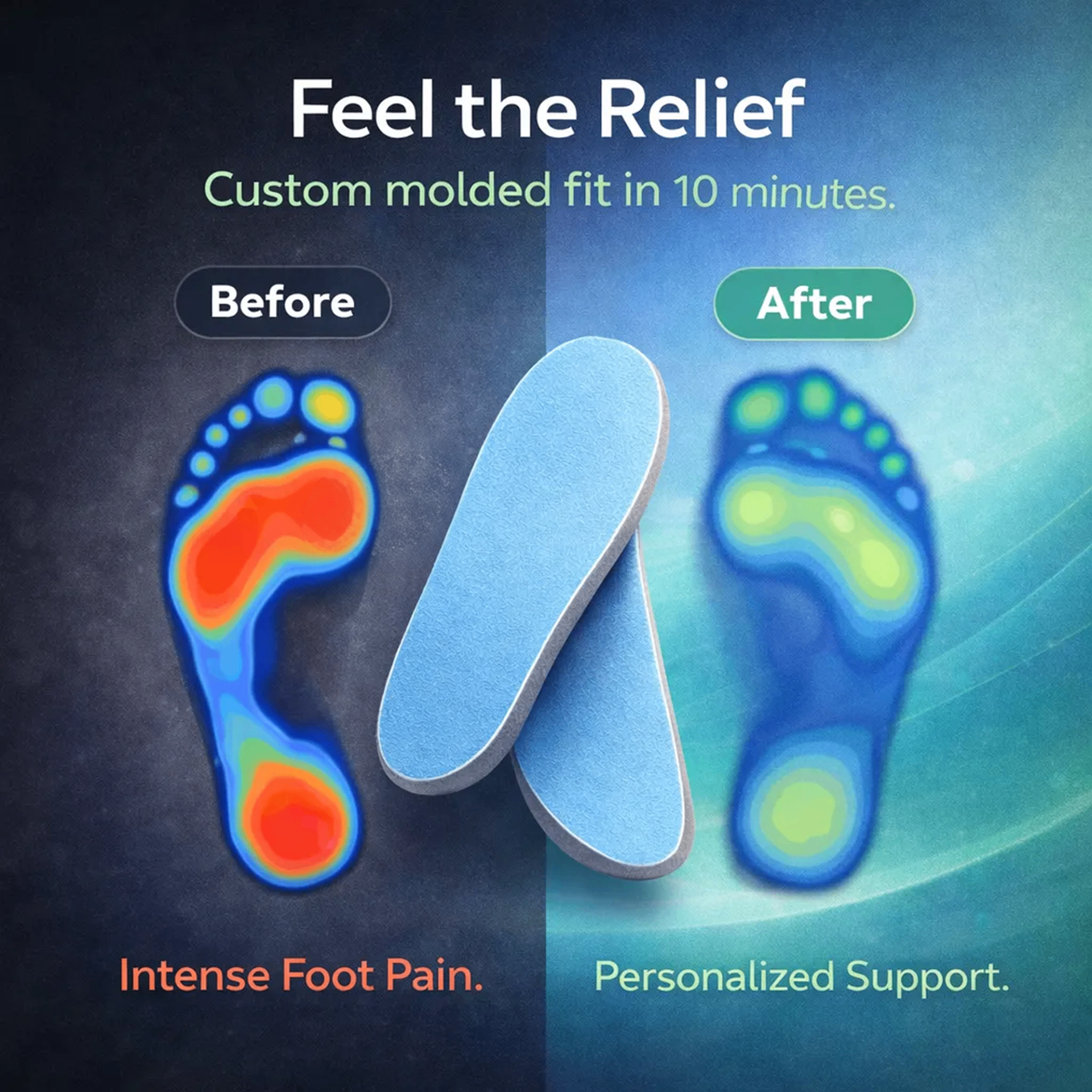 Path Feel Insole InstaFeet | Custom Orthotics for $199 - Medical-Grade Insoles